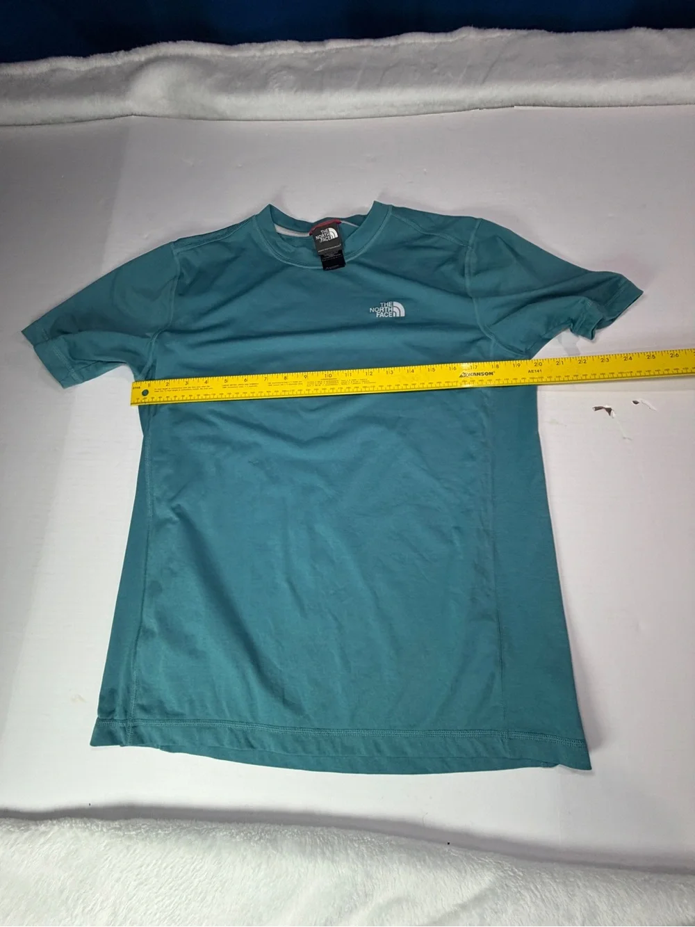The North Face Short Sleeve Tee in Teal Blue